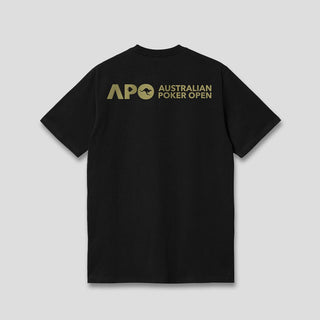 BLACK APO LOGO T-SHIRT